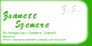 zsanett szemere business card